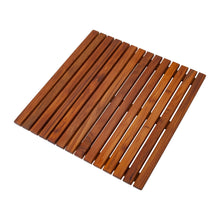 Load image into Gallery viewer, Teak Shower Mat 19.6&quot;
