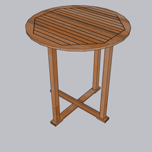 Load 3D model into Gallery viewer, 40&quot; Round Bar Table
