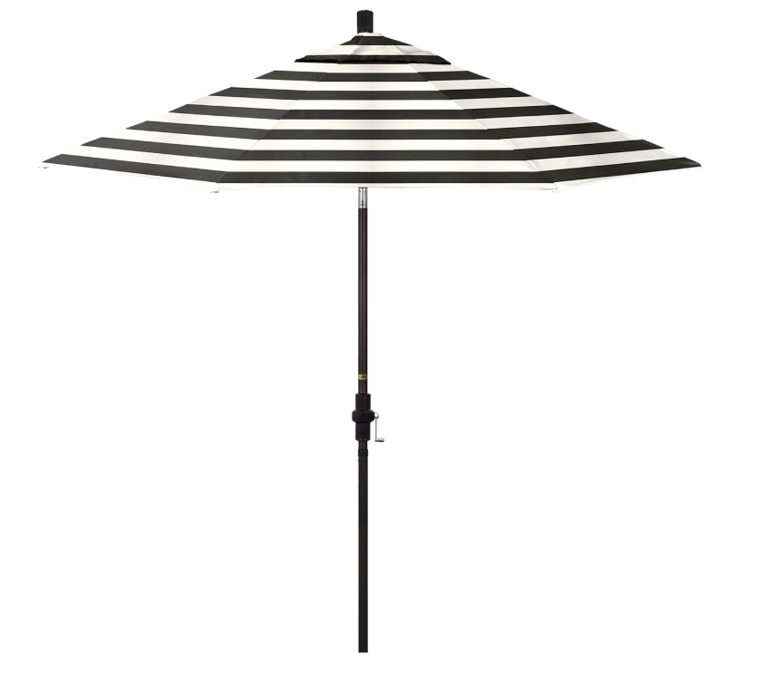 9' Aluminum Umbrella (Bronze Finish) Teak Plus Furniture