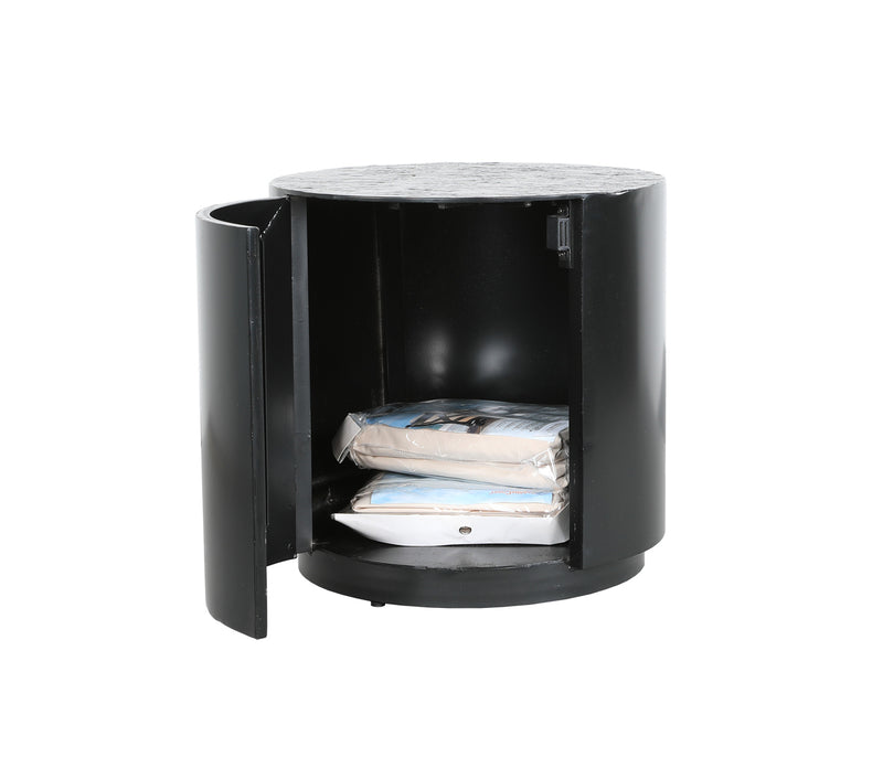 Mesa 18" Round Storage Side Table