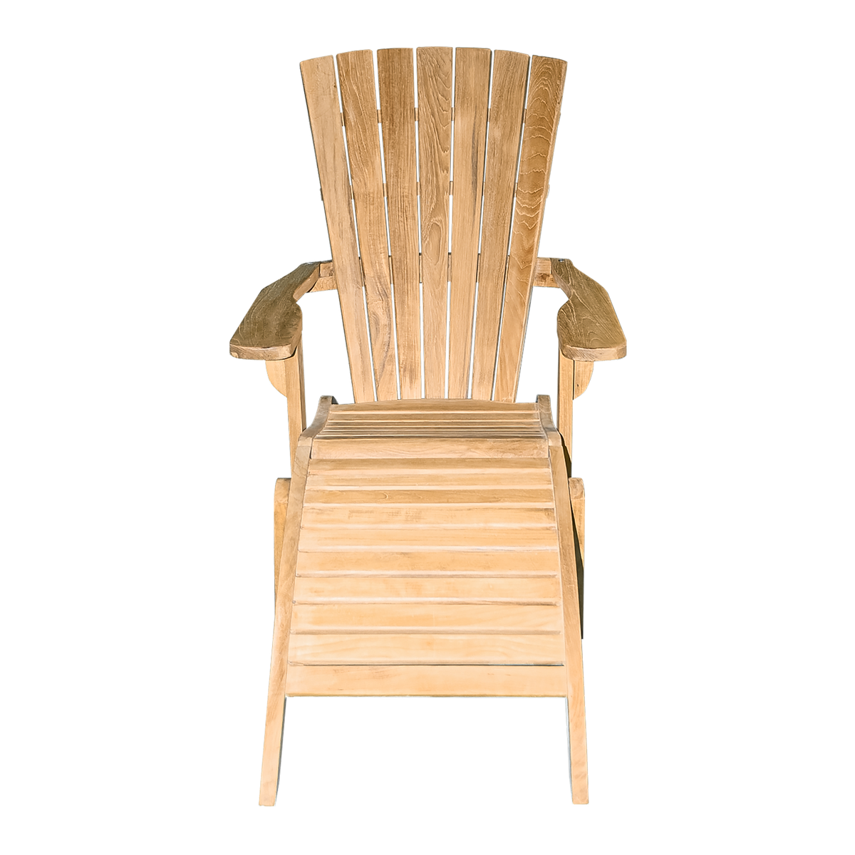 Teak Plus Adirondack Chair & Footstool