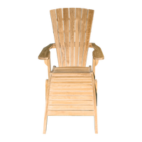 Teak Plus Adirondack Chair & Footstool