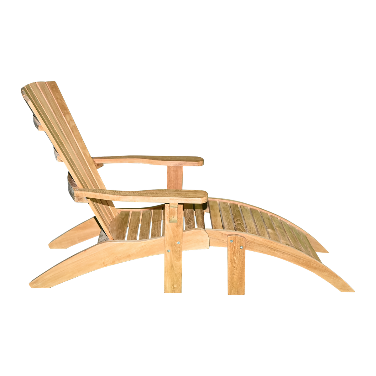 Teak Plus Adirondack Chair & Footstool