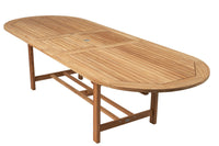 Family Oval Expansion Umbrella Table