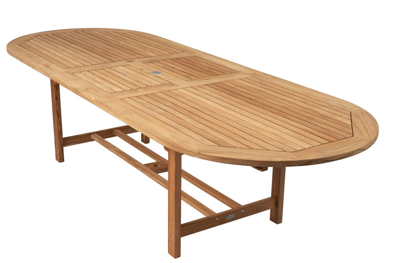 Family Oval Expansion Umbrella Table