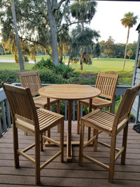 Classic Teak Bar Chair