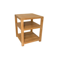 Teak Shower Storage Bench 14"