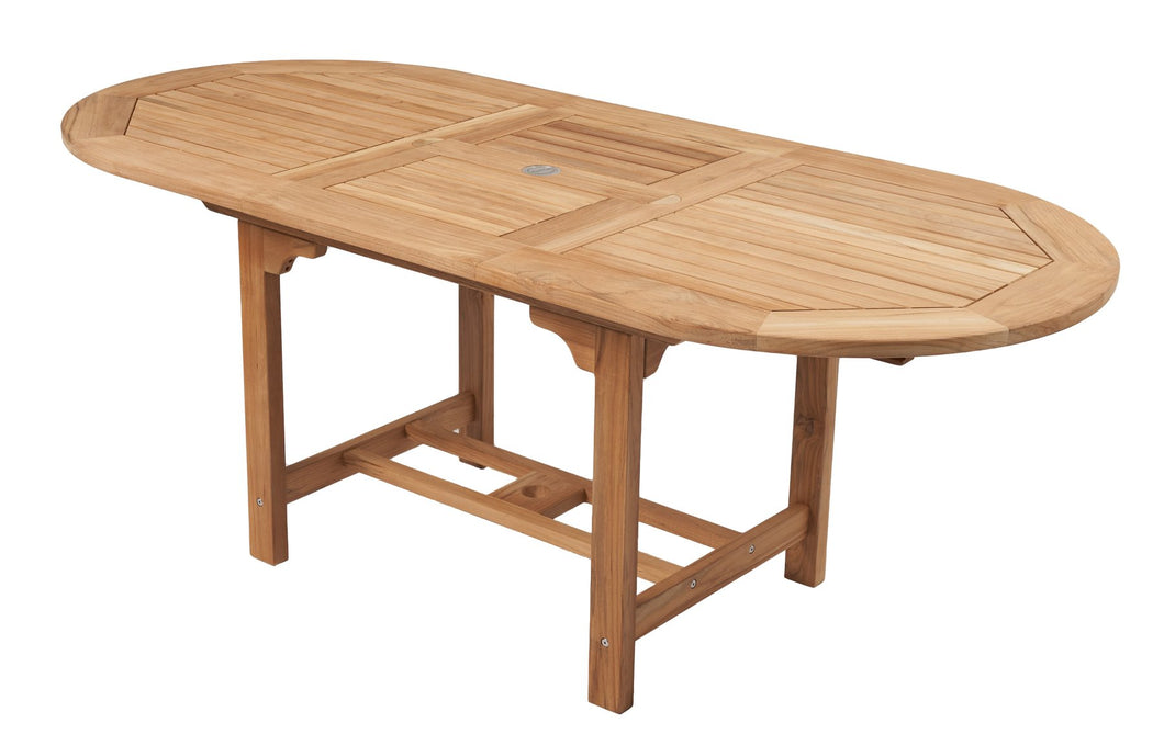Family Oval Expansion Umbrella Table