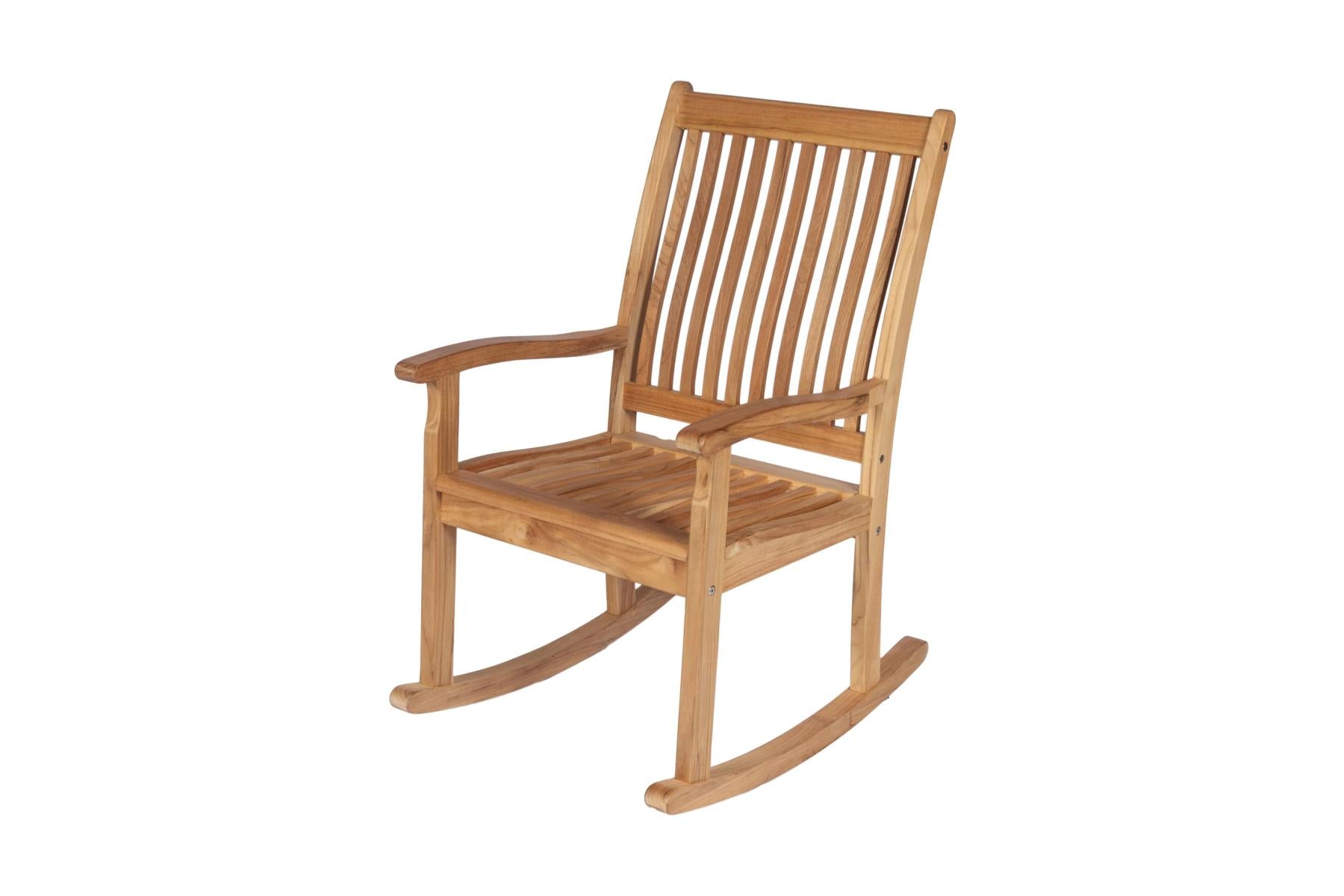Classic High Back Rocking Chair – Teak Plus Furniture